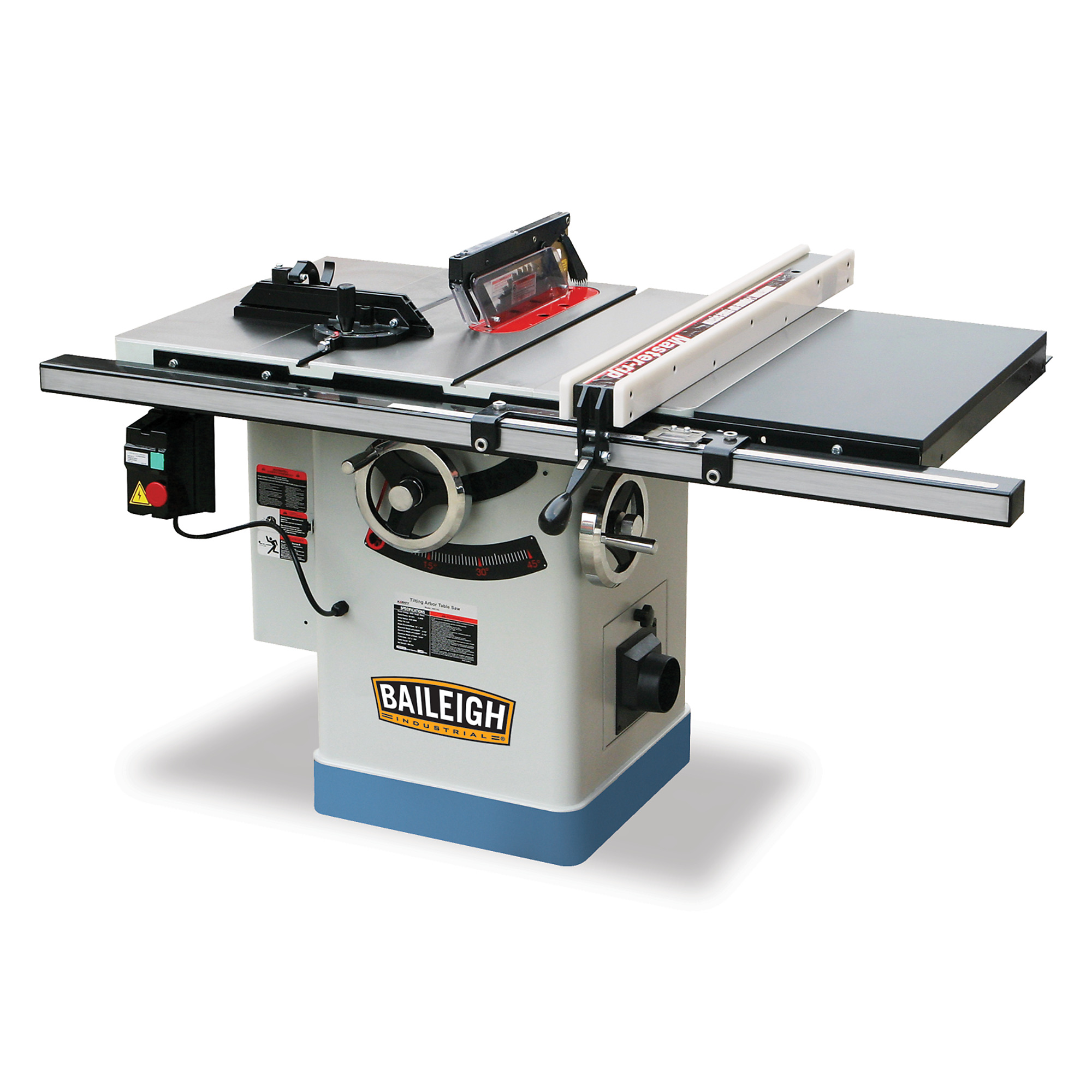 Baileigh, Table Saw, Blade Diameter 10 Horsepower 3 HP, Volts 220 Model# TS-1040P-30-V2